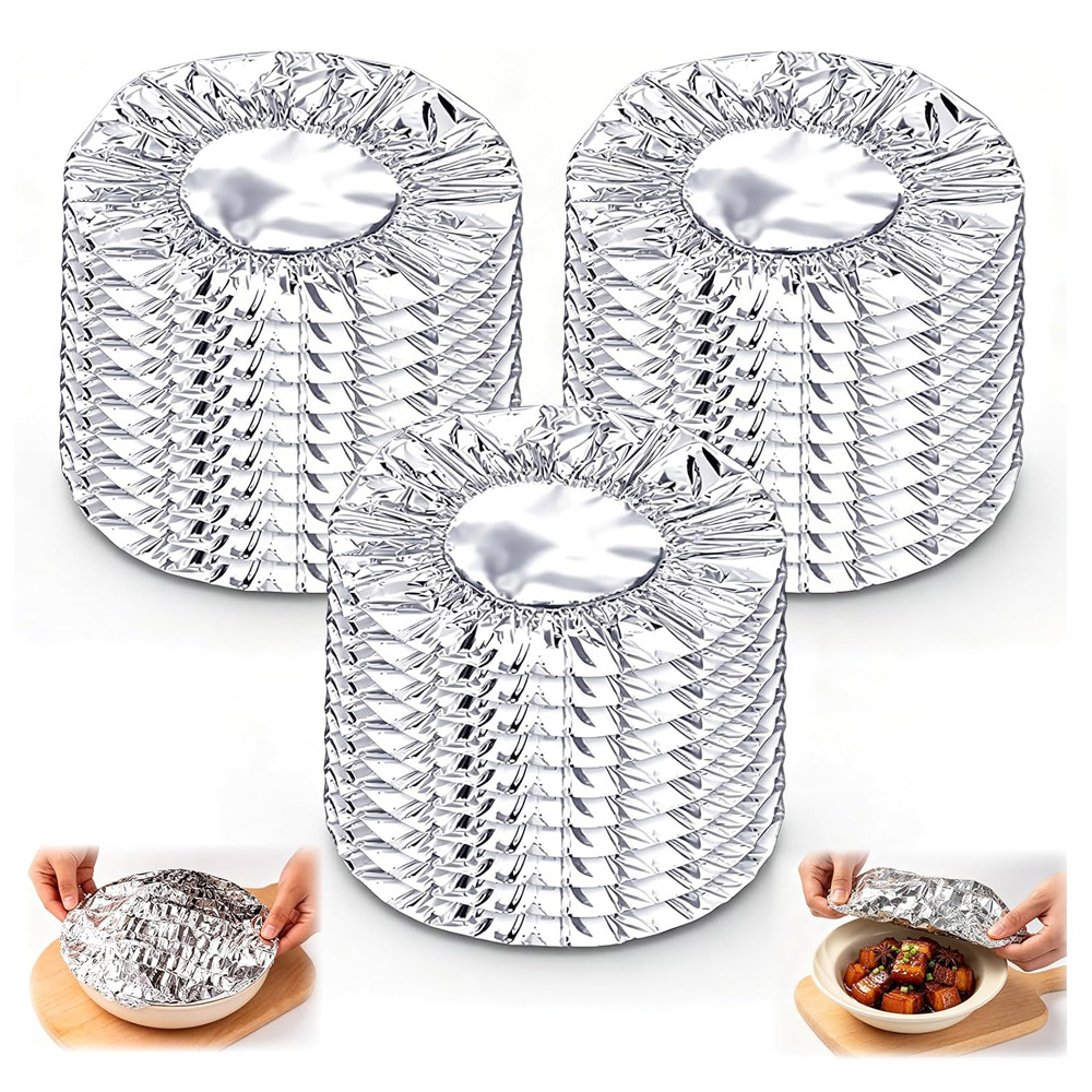 Meal Prep Fit - Coperchi Riutilizzabili in Alluminio per Alimenti,
