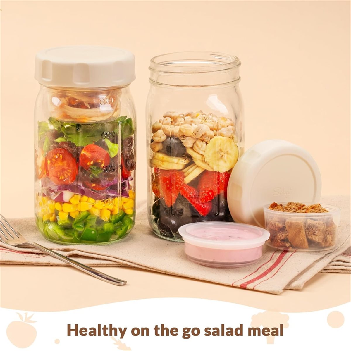 A67T NUOVO Set di 4 Barattoli  - Meal Prep Glass recensione e prezzo