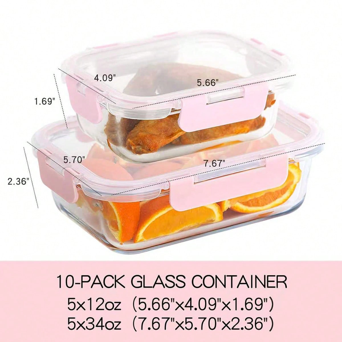 Confezione da 10 contenitori i - Meal Prep Glass recensione e prezzo