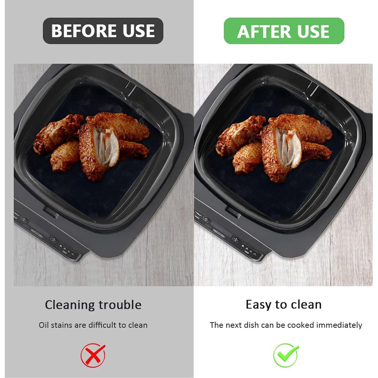 Set di rivestimenti in silicon - Ninja Air Fryer Af300 recensione e prezzo